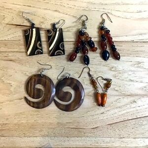 3/$20 + $4.99 SHIPPING ON ALL JEWELRY OVER $15 Boho Earrings
